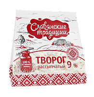 Творог "Славянские традиции" рассыпчатый 9% 350 г